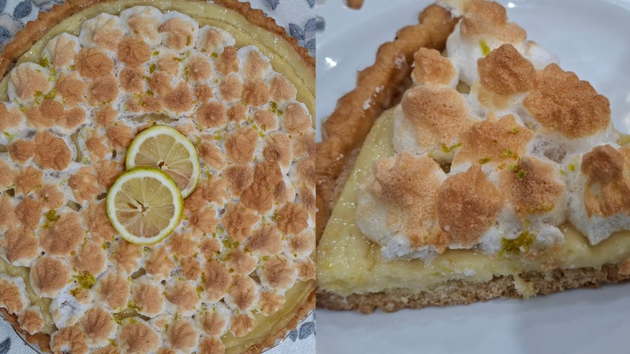 طارط بالحامض بنكهة منعشة وبنينة بزاف 🍋