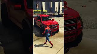 GTA V : SPIDER-MAN MODIFIED HIS MONSTER TRUCK IN GTA 5 ! #gta #shorts #viral #gta5