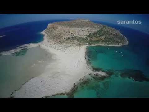 Balos Crete - Drone video - One of the most beautiful beaches of the planet!!!!