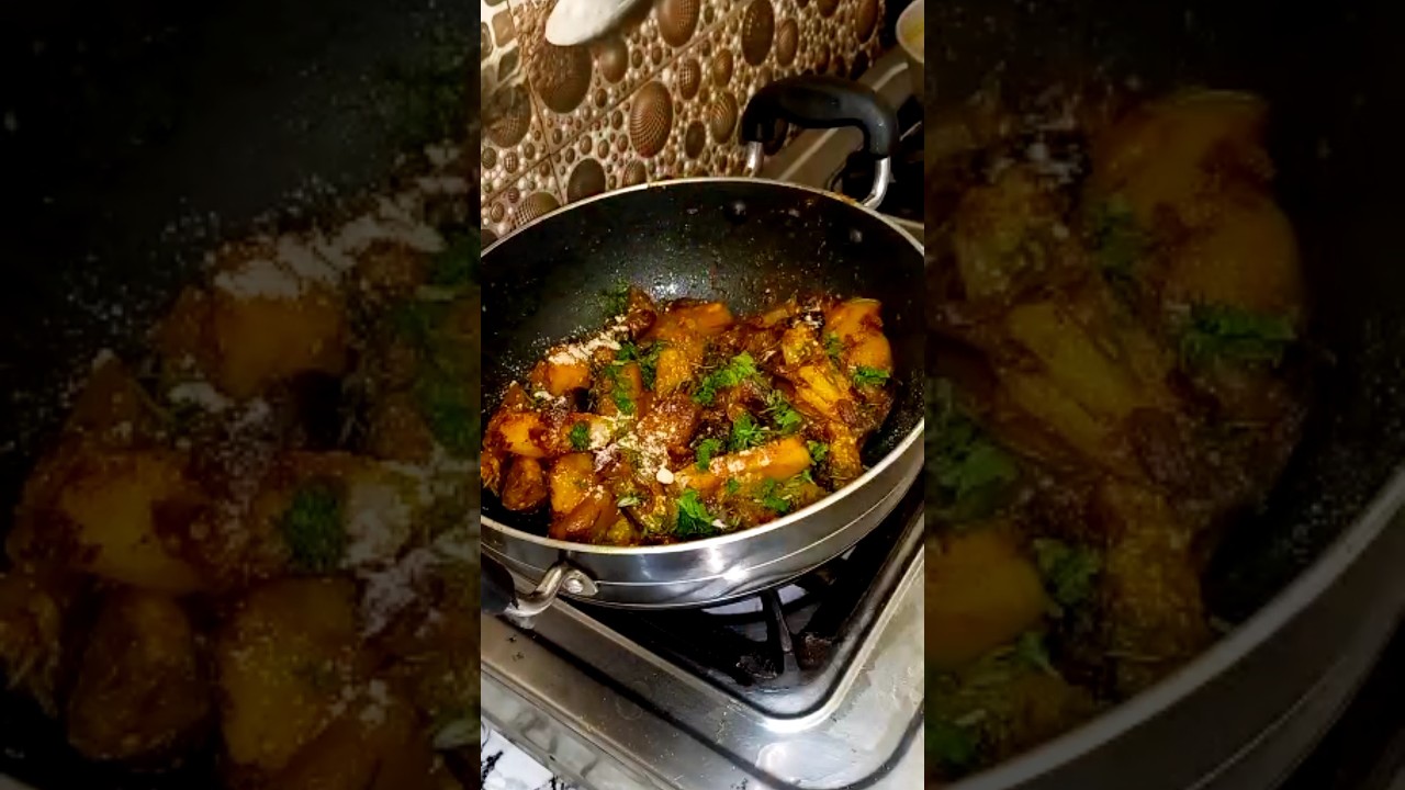 Punjabi Style Aloo Baingan Recipe   Baingan Masala RecipeHealthy and Testy shorts  viral  tasty