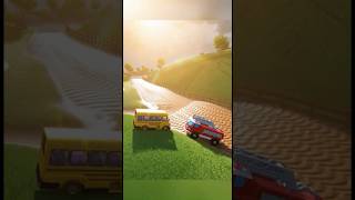 Can the Heavy Trucks Pull the Bus Out of Mud?#foryou #excavator #carsforkids #shorts #trucksforkids