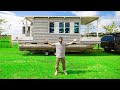 I Bought A FLOATING TINY HOME!!!! (Catch &amp; Cook Cabin)