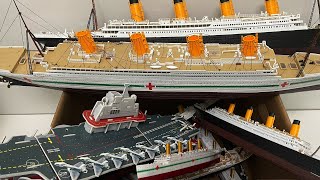 Review and Sinking video of All Ships, Titanic, HMHS Britanninc, USS The Sullivans