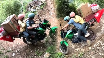 Dangerous operation  please do not imitate. Take a beautiful woman home