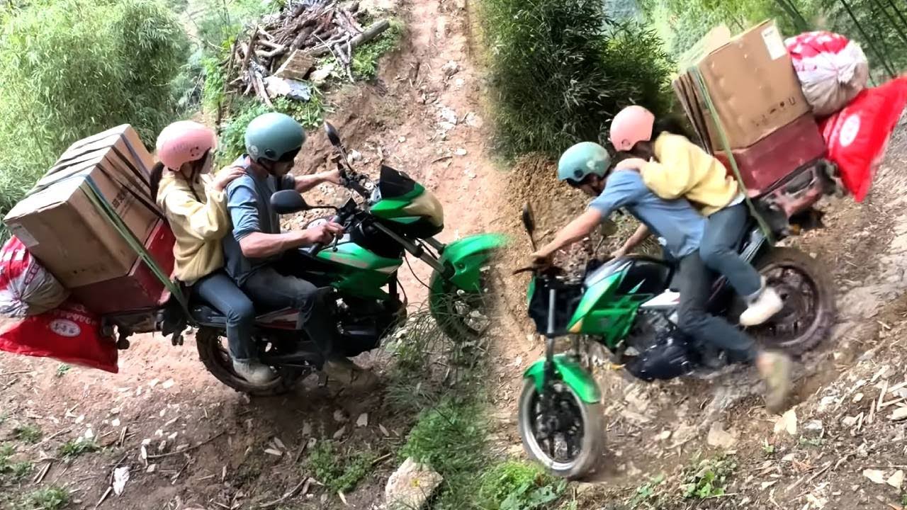 Dangerous operation, please do not imitate. Take a beautiful woman home