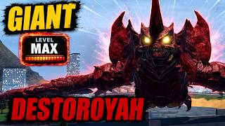 GIANT DESTOROYAH FLY FORM at MAX LEVEL! | Kaiju Alpha