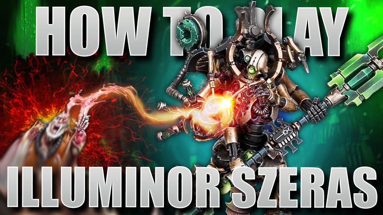 Games Workshop Warhammer 40.000 – Necrons Illuminor Szeras – Miniaturas De Plástico Con Base De 80 Mm