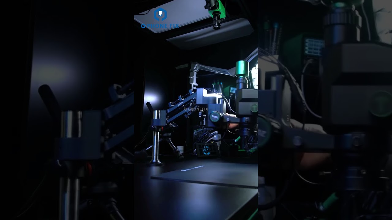 Improving Mobile Phone Repair Efficiency with 2UUL MS71Adjustable Damping Microscope Swing Arm Stand