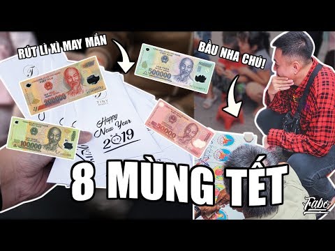 Video 8 Mùng Tết | Rút Lì Xì May Mắn/ $25,000 Louis Vuitton... - youtube