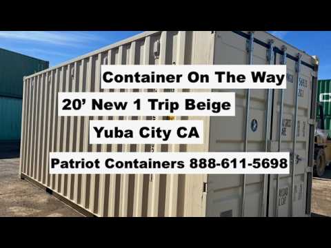 Container On The Way 20 New 1 Trip Yuba City CA yubacity cargocontainer buyashippingcontainer