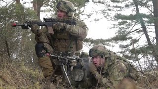 Bull Troop Soldiers Conduct Hasty Attacks During Training Exercise