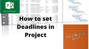 Mastering Deadlines: Microsoft Project Tutorial