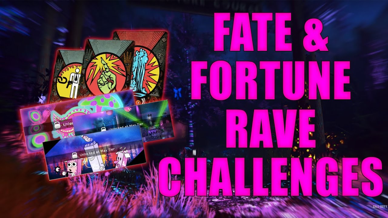 NEW RAVE CHALLENGES & FATE & FORTUNE CARDS - Rave In The Redwoods (IW ...