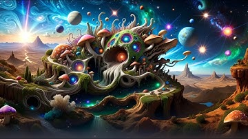 The Best Relaxing Surreal Space Visualization on the Internet | 4K UHD (AI Dream 679) Part 1