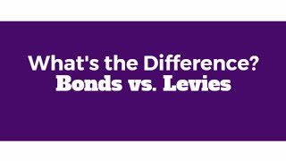What's the Difference Bond v Levy