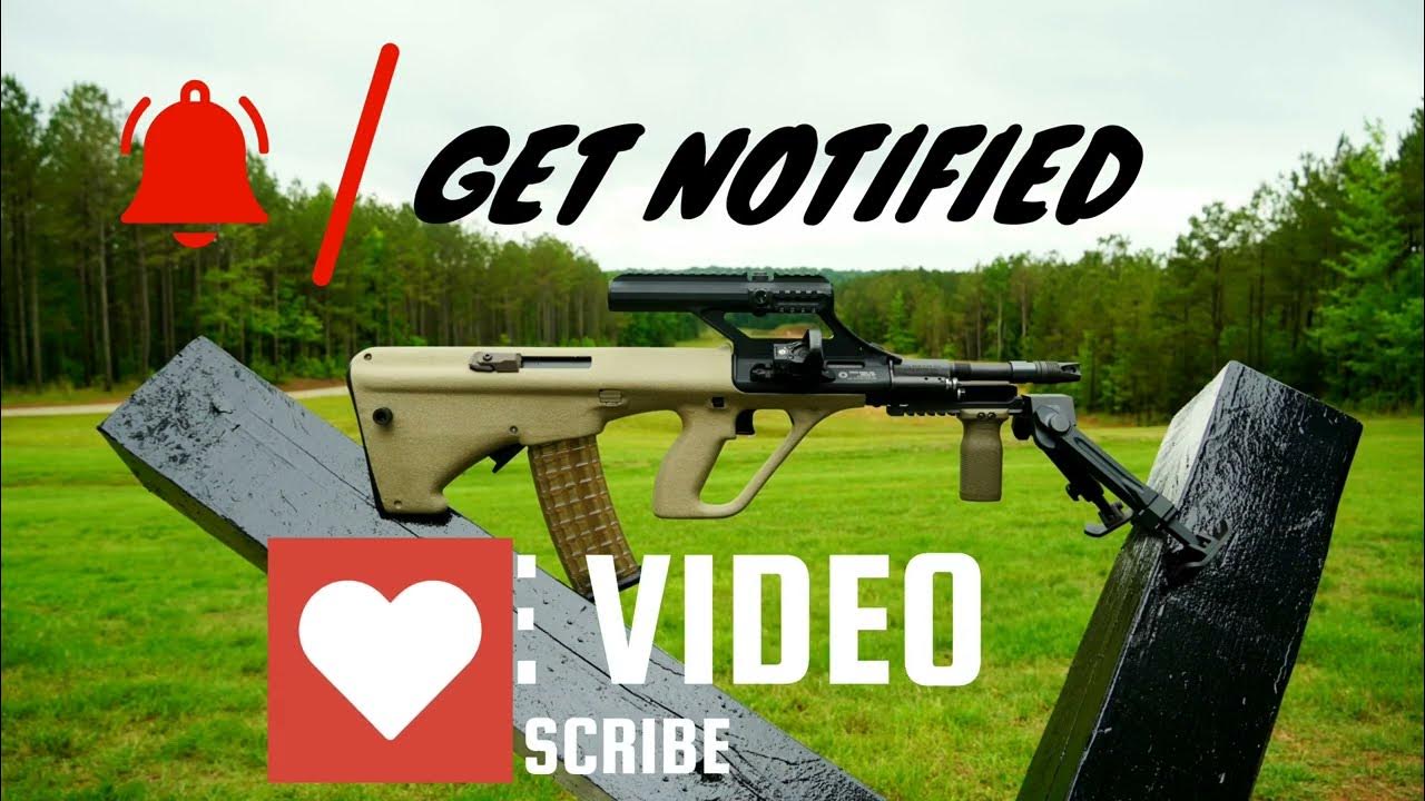 Aluminum AUG Trigger upgrade ( Fast Table top installation ) YouTube