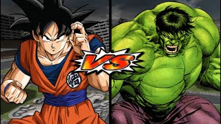 Dragon Ball Z Budokai Tenkaichi 3 PS2 Goku vs Hulk mod
