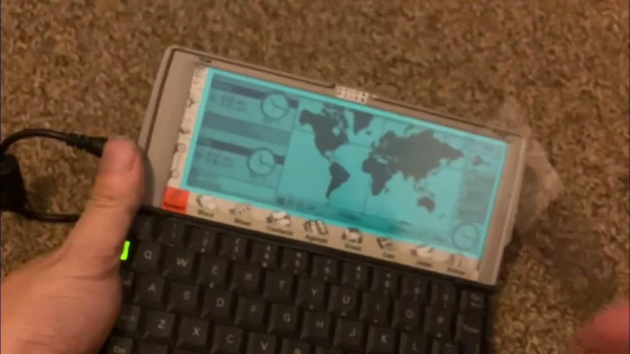 HP Jornada 720, Psion 5MX handheld PC PDA overview YouTube