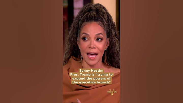 #SunnyHostin reacts to Elon Musk's influence in the Trump administration.