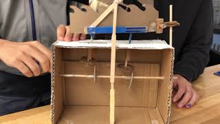 Cardboard Automaton: Sailboat