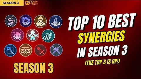Top 10 Synergies in Season in Magic Chess Go Go