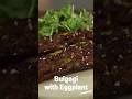 Bulgogi Stuffed Eggplant!