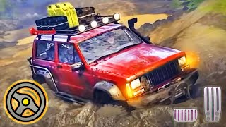 Offroad Jeep Driving Simulator - 4x4 Rally Pickup Truck Race | Android Gameplay screenshot 1