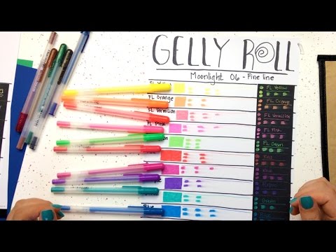 Gelly Roll Metallic and Moonlight Review - YouTube