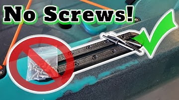 Install YakAttack Mighty Mount XL On Old Town Sportsman 106 (Or Any Kayak) Without Screws!