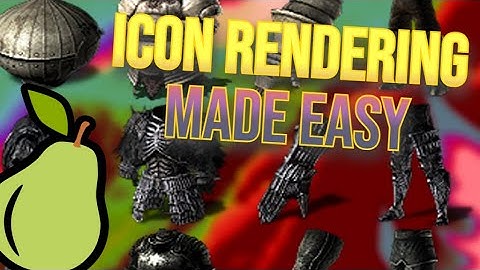 Icon Rendering Automation with Marmoset : Elden Ring Modding Guides ft Pear