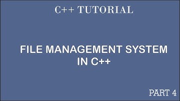 File Management System in C++| Part 4 | By Professor Pankaj Gupta | BIIT
