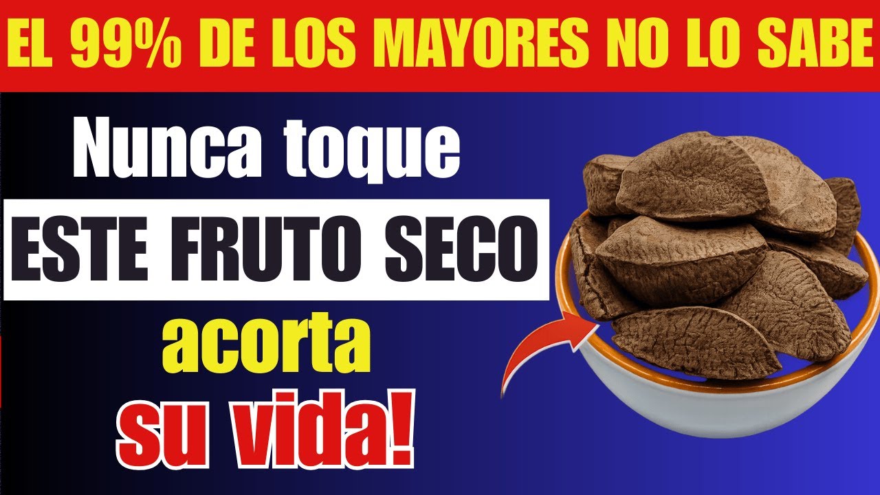 ¿Más de 60? 4 PEORES FRUTOS SECOS que NO debes tocar y 4 que DEBES comer | Dra. Emilia Suárez