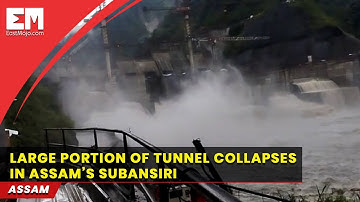Large portion of tunnel collapses in Assam’s Subansiri