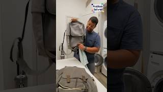 Your book bag is dirty. Clean it for school 🎒#backtoschool #problemsolved
