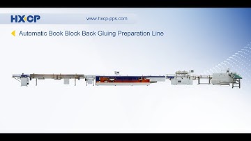 Workshop Tour on HX6000 Automatic High Speed Book Block Back Gluing Preparation Line with Tom