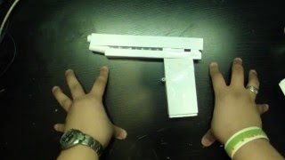 Basic Paper Pistol Open Ejection Port | Homemade Paper Tutorials