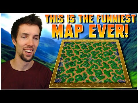 This Is The FUNNIEST Map EVER! | WC3 | Grubby