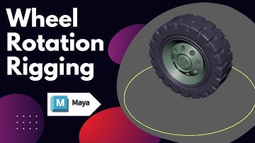 Car Wheel Rotation Rigging With Expression Editor in Autodesk Maya