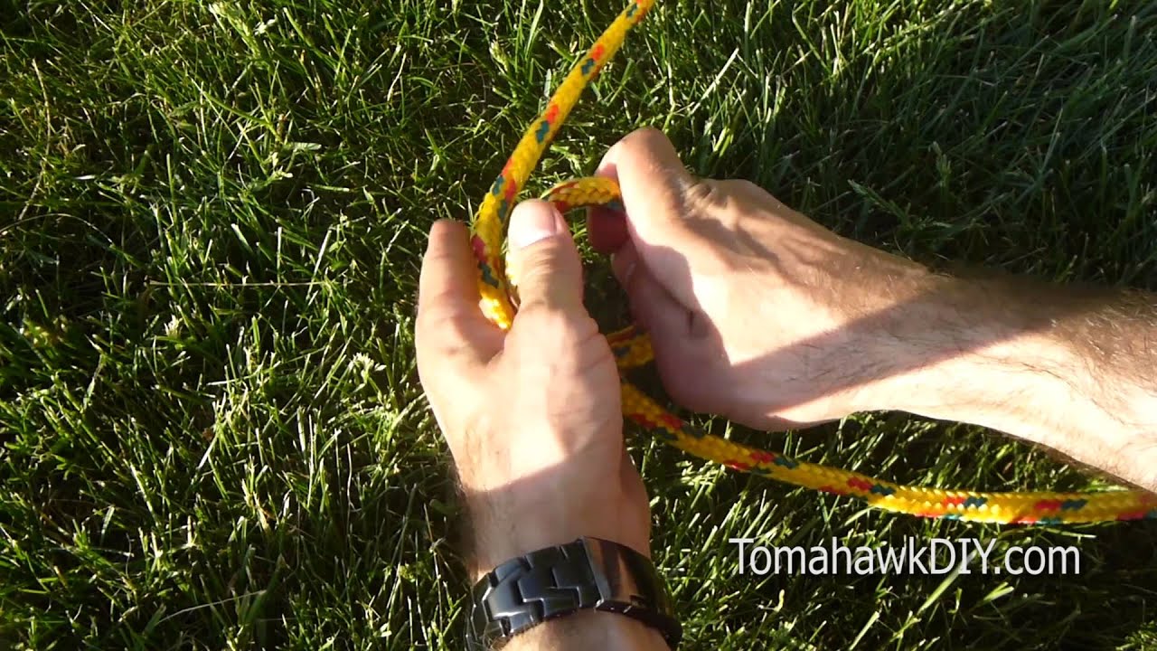 Tie a Super Knot Double Bowline Will NOT Slip, Easy to UnTie YouTube
