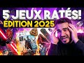 5 JEUX VIDÉO FOIRÉS en 2025 ! thumbnail