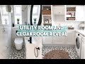UTILITY ROOM AND CLOAKROOM REVEAL | LAUNDRY ROOM TOUR