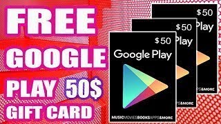 Free Google Play Gift Cards, no survey, no human verify