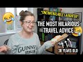 LET&#39;S LAUGH: Reading a 30-year-old travel guide book... HILARIOUS ADVICE!!!