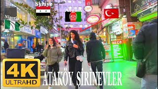 4K60Ataköy Şirinevler İstanbul Türkiye I ⁴ᴷ Walking İstanbul Atakoy Sirinevler Square Turkey
