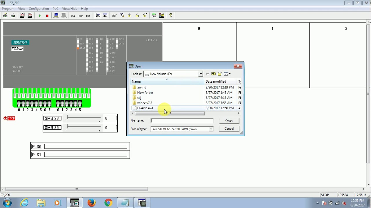 Usein compare in PLC S7 200 - YouTube