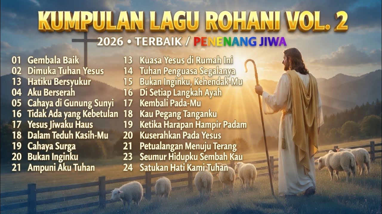 KUMPULAN LAGU ROHANI MENYEJUKKAN HATI 🌿 Lagu Rohani Terbaik 2026 Penyejuk Jiwa & Penenang Hati