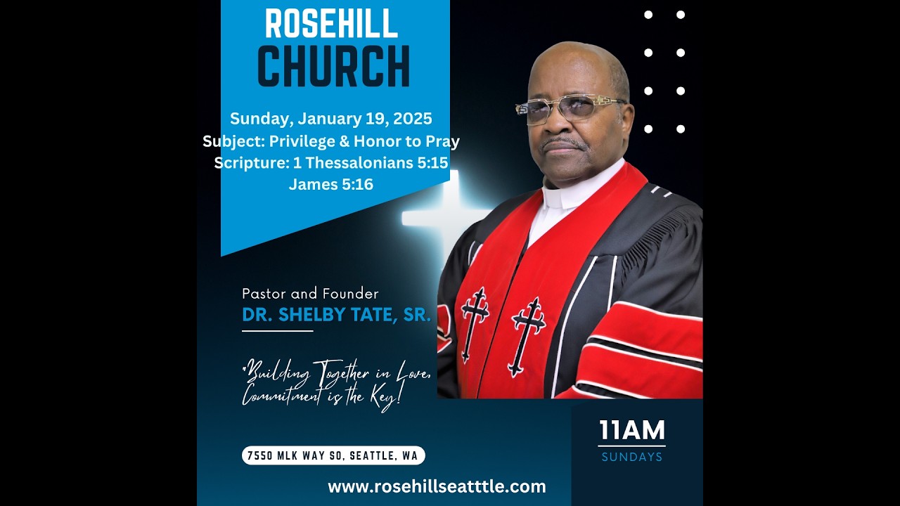 Pastor Shelby Tate Sermon - Privilege and Honor to Pray