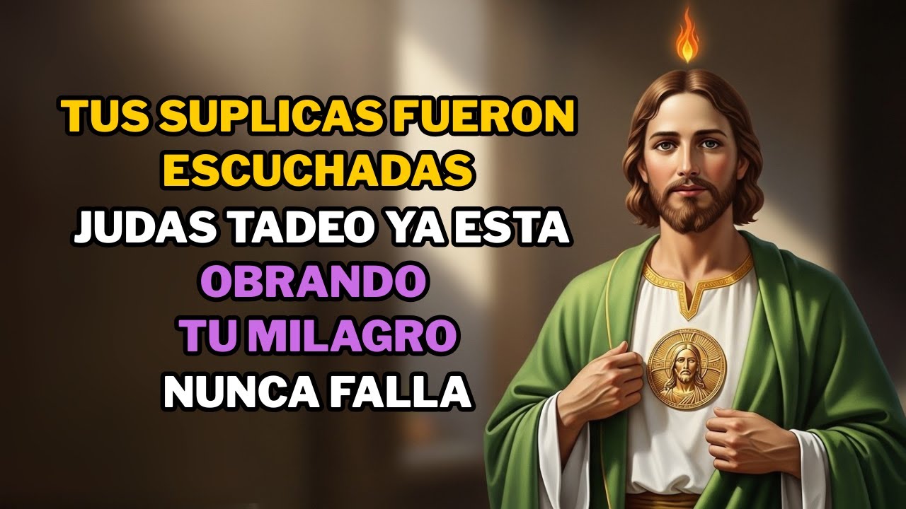 🙌 ¡Tus SÚPLICAS fueron ESCUCHADAS! San Judas Tadeo YA está Obrando tu Milagro 🙌
