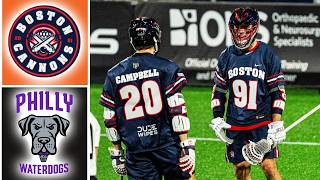 Boston Cannons vs Philadelphia Waterdogs | PLL Week 4 | 2026 Premier Lacrosse League