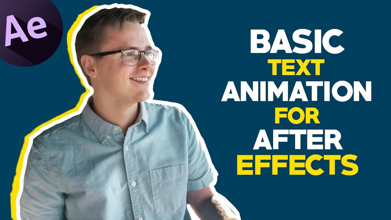 Basic Text Animations for After Effects - YouTube
